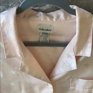 delicates Sleeping Shirt Pajama with Moon/Stars